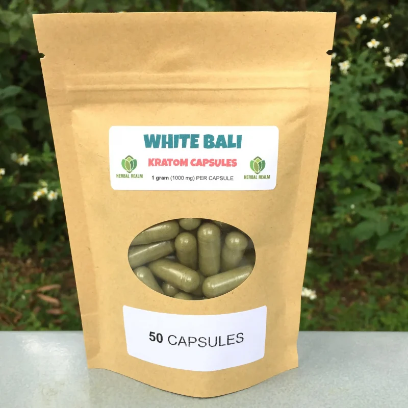 White Bali Kratom Capsules